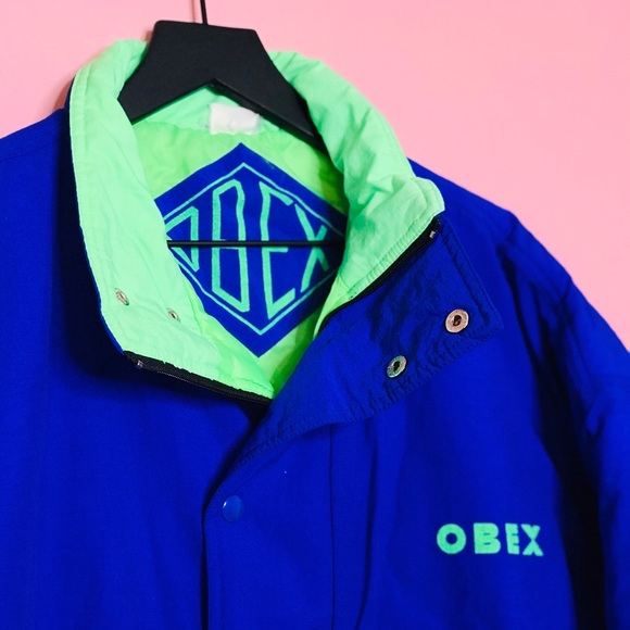 Vintage 80s Obex Neon Jacket - Picture 4 of 13